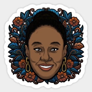 Tiffany Haddish (Flowered) Sticker